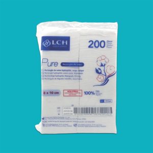 RECTANGLE DE COTON DIM. 8 X 10 CM